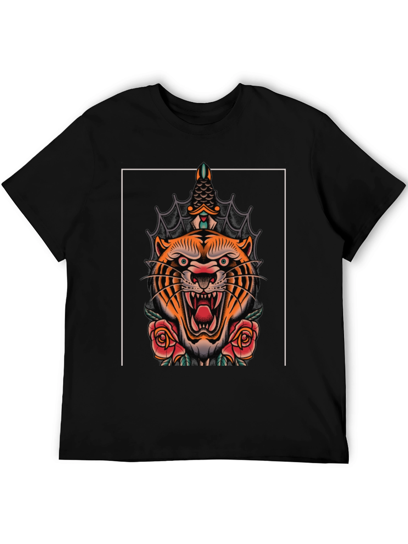 Tiger & Dagger Graphic Tee - Bold Style