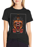 Tiger & Dagger Graphic Tee - Bold Style