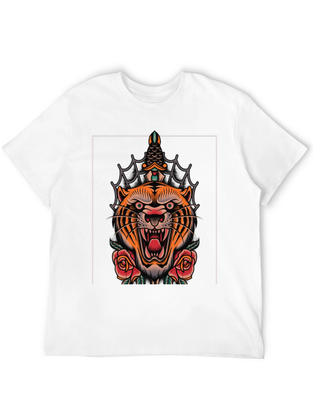 Tiger & Dagger Graphic Tee - Bold Style