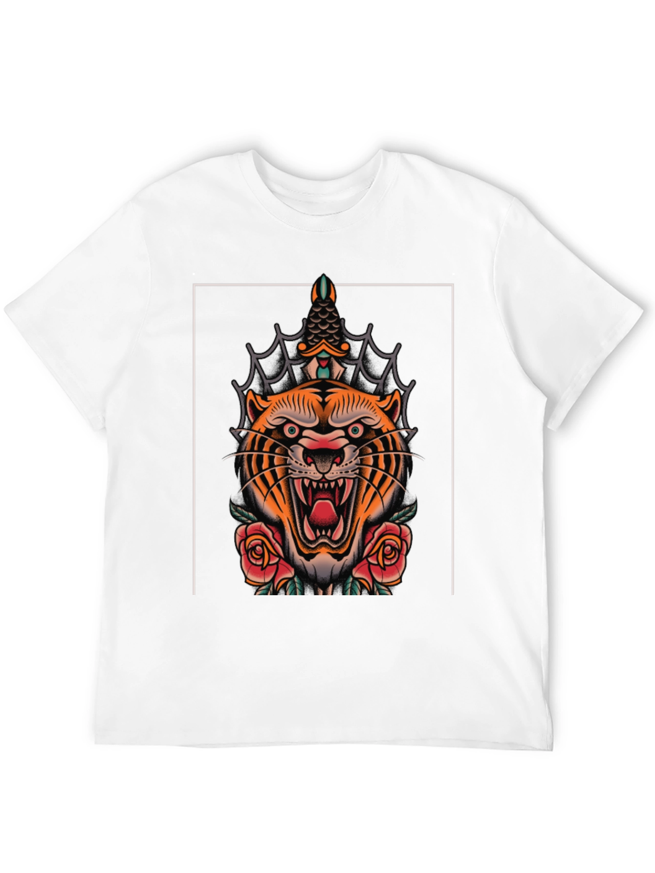 Tiger & Dagger Graphic Tee - Bold Style