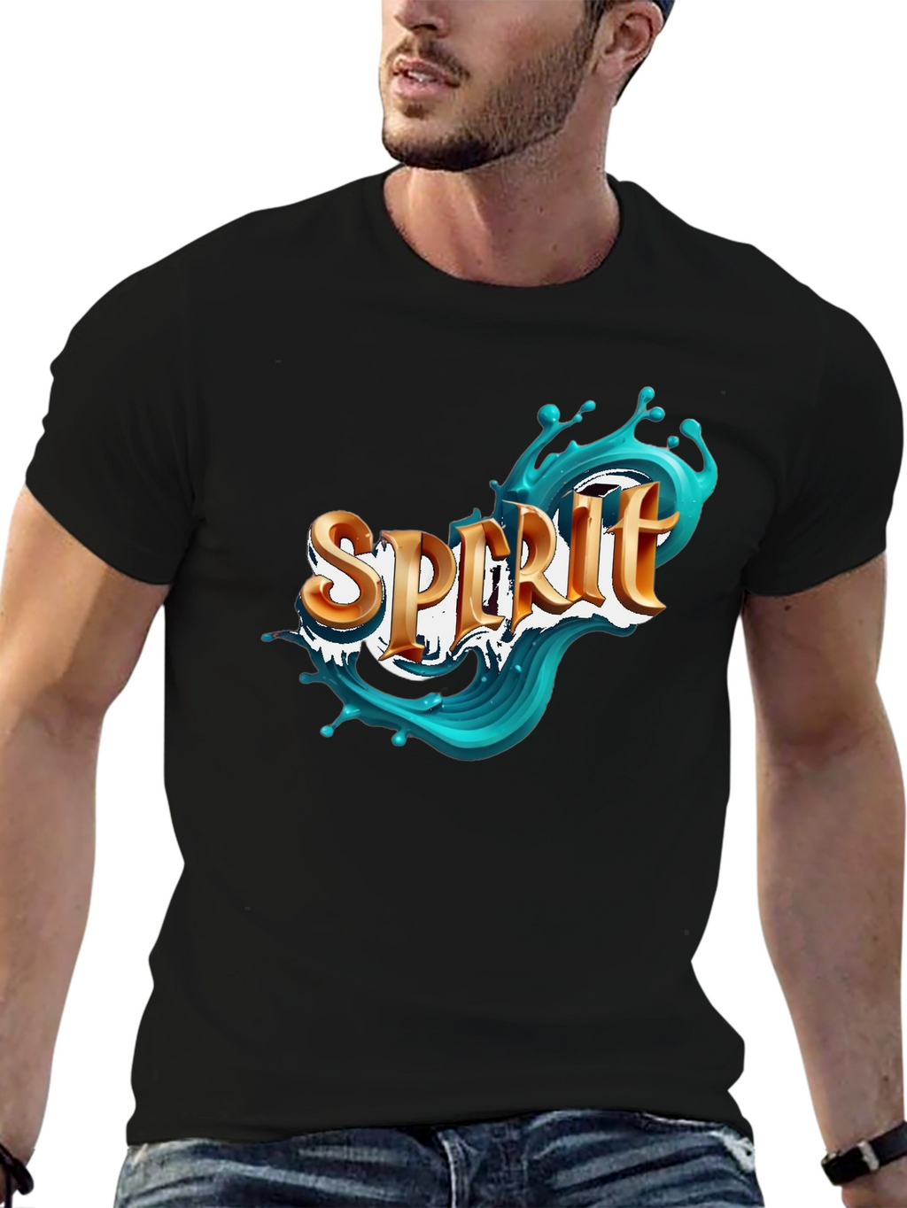 Spirit Splash Graphic T-Shirt