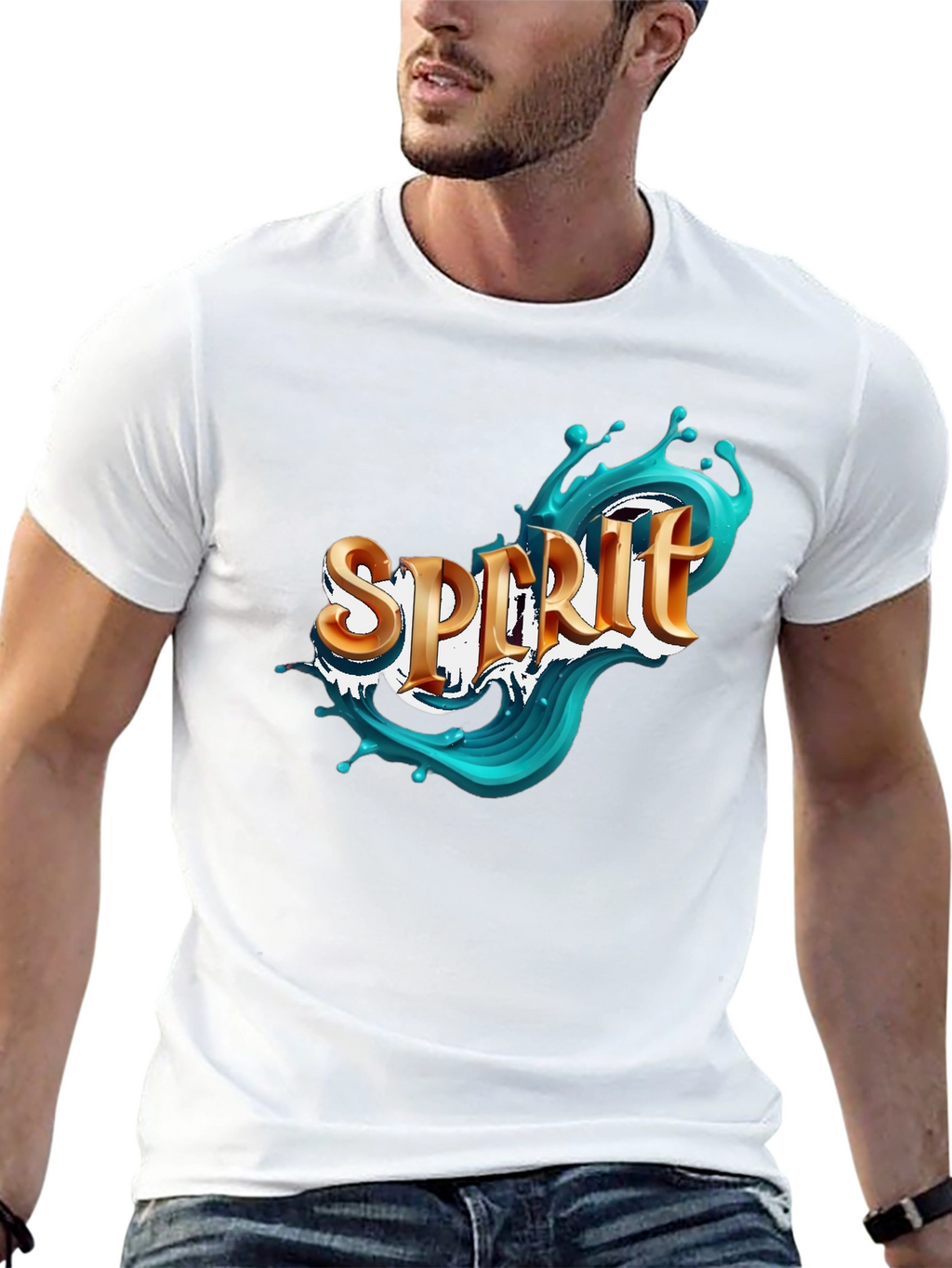 Spirit Splash Graphic T-Shirt