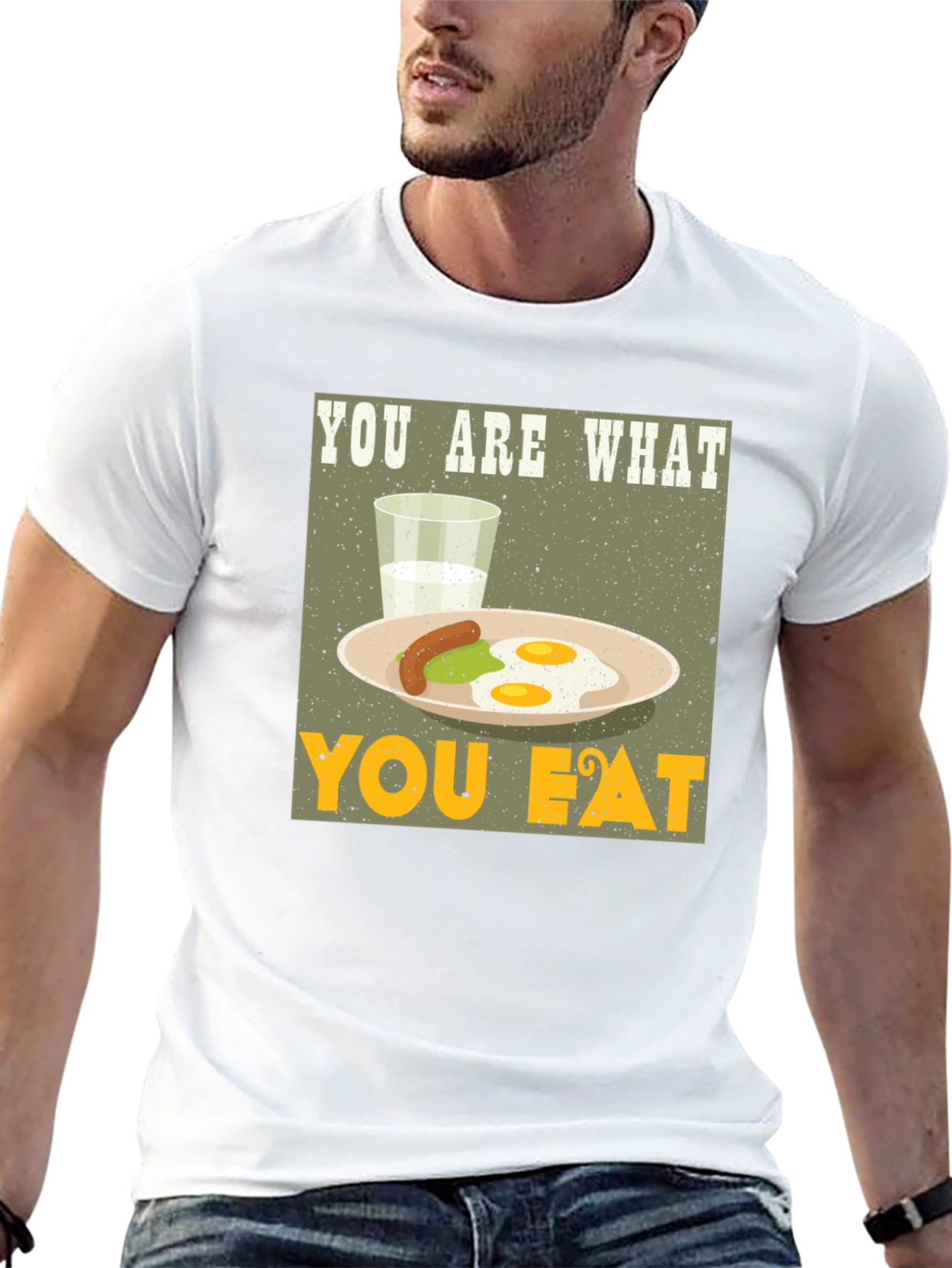Humorous You are what you eat Breakfast T-Shirt