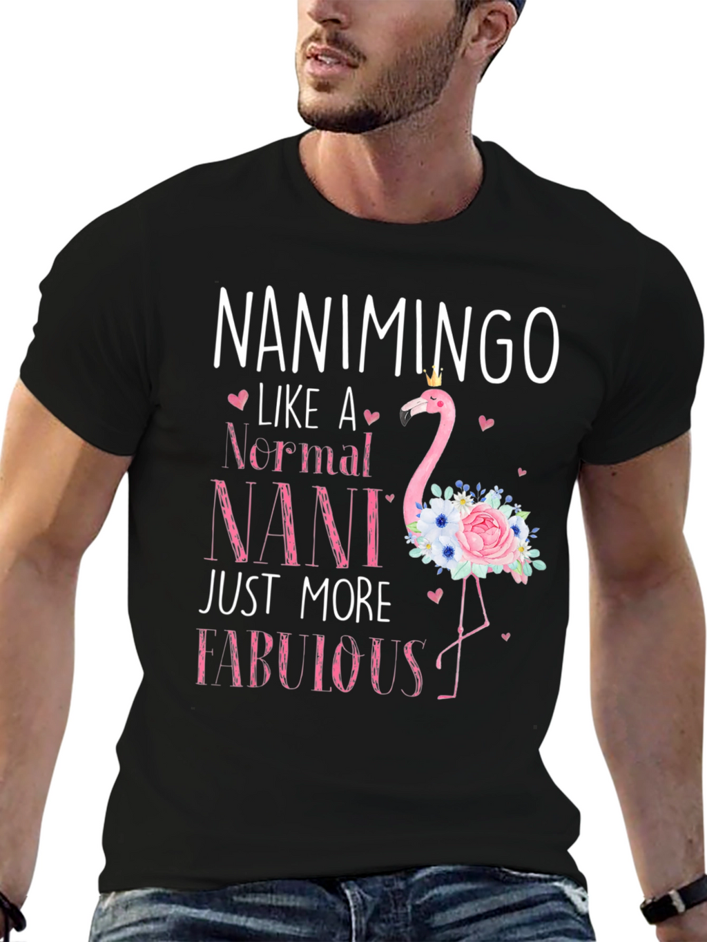 Nanimingo Fabulous Nani Flamingo T-Shirt