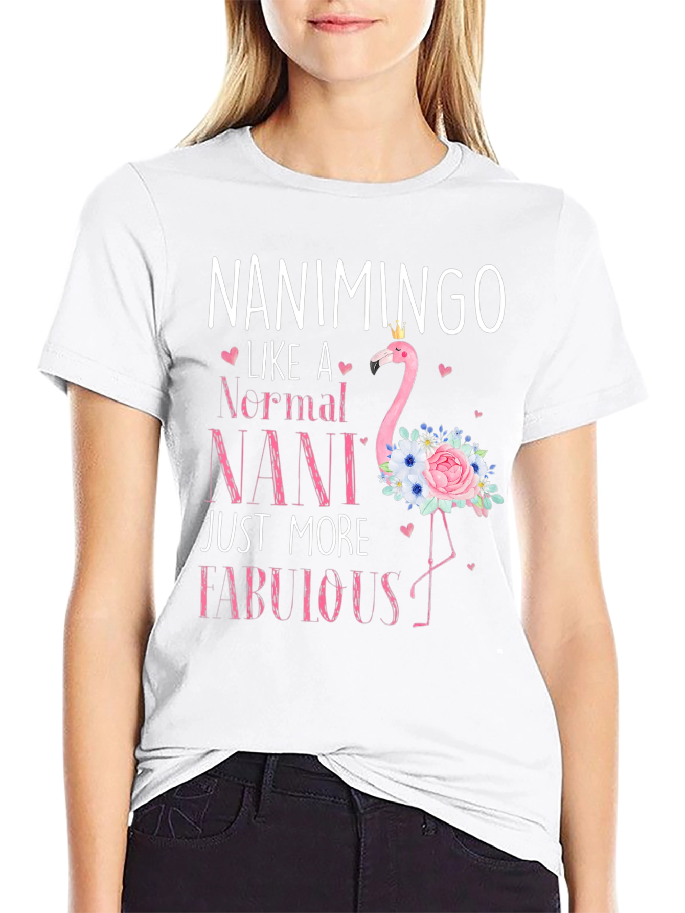 Nanimingo Fabulous Nani Flamingo T-Shirt