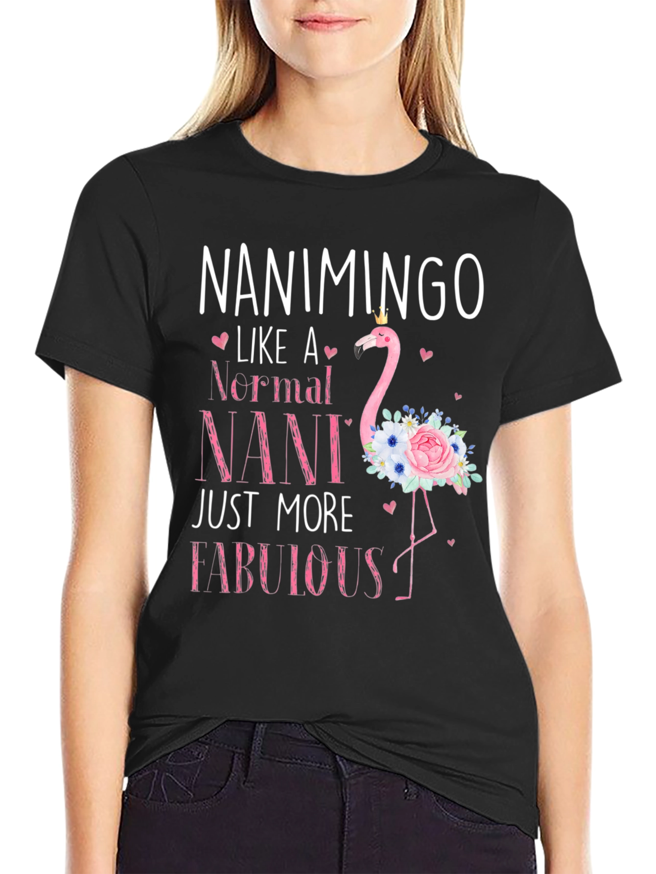 Nanimingo Fabulous Nani Flamingo T-Shirt