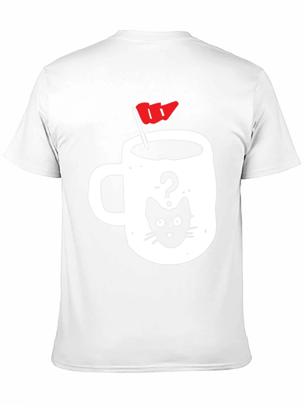 Cat Coffee Cup Graphic Tee