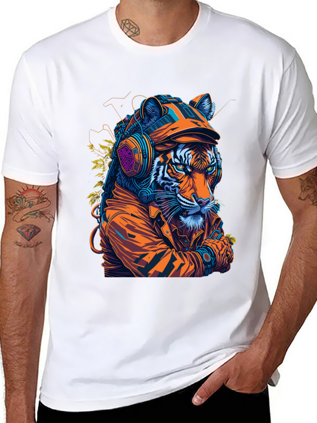 Cool Tiger Graphic Tee