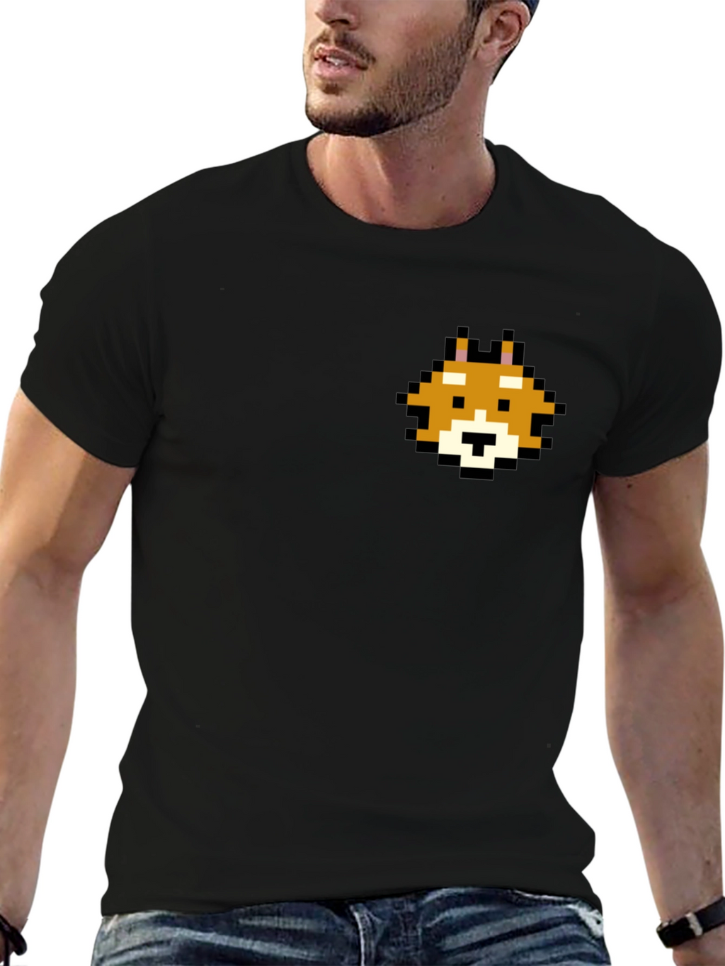 Pixel Doge T-Shirt - Retro Gamer Style Tee
