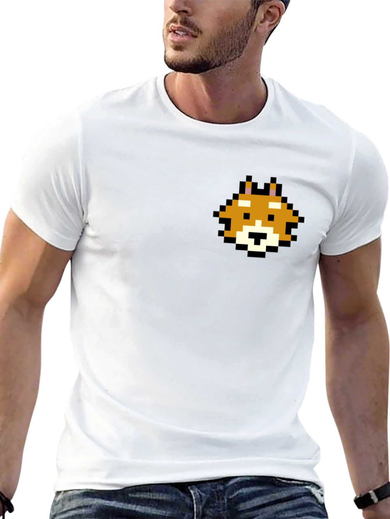 Pixel Doge T-Shirt - Retro Gamer Style Tee