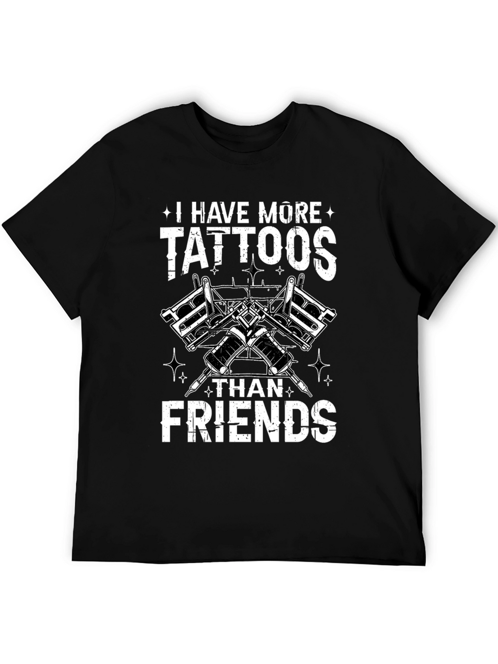 Tattoo Lover Tee - More Tattoos Than Friends