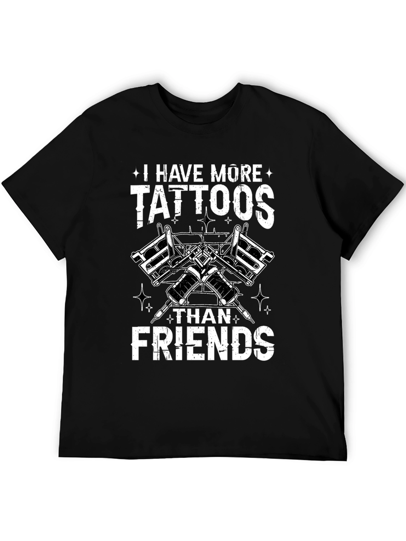 Tattoo Lover Tee - More Tattoos Than Friends