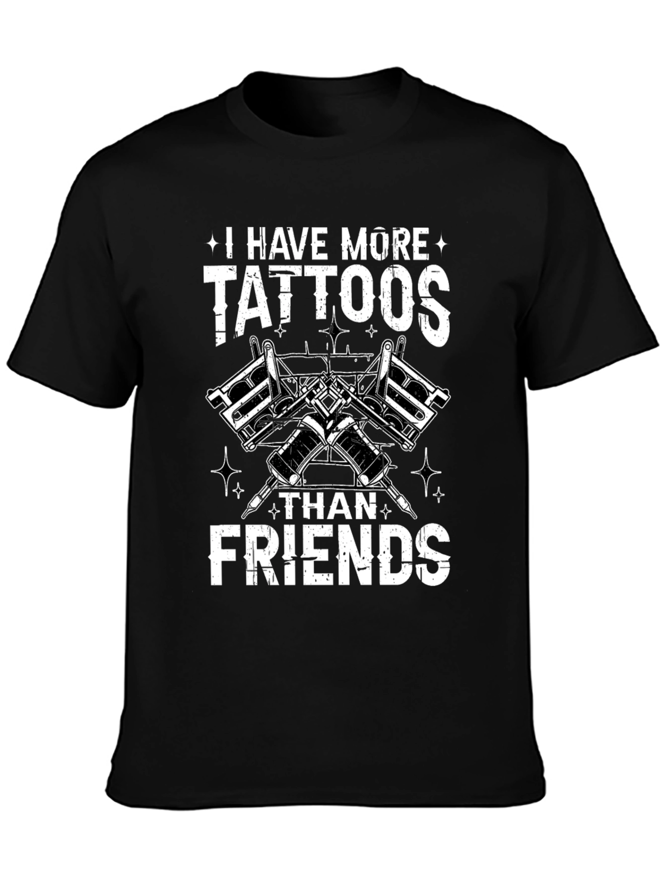 Tattoo Lover Tee - More Tattoos Than Friends