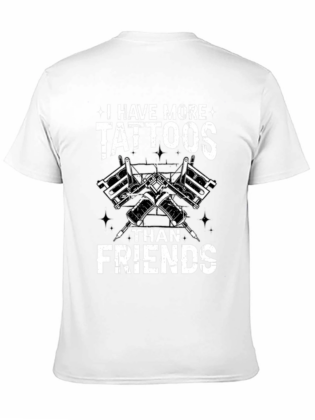 Tattoo Lover Tee - More Tattoos Than Friends