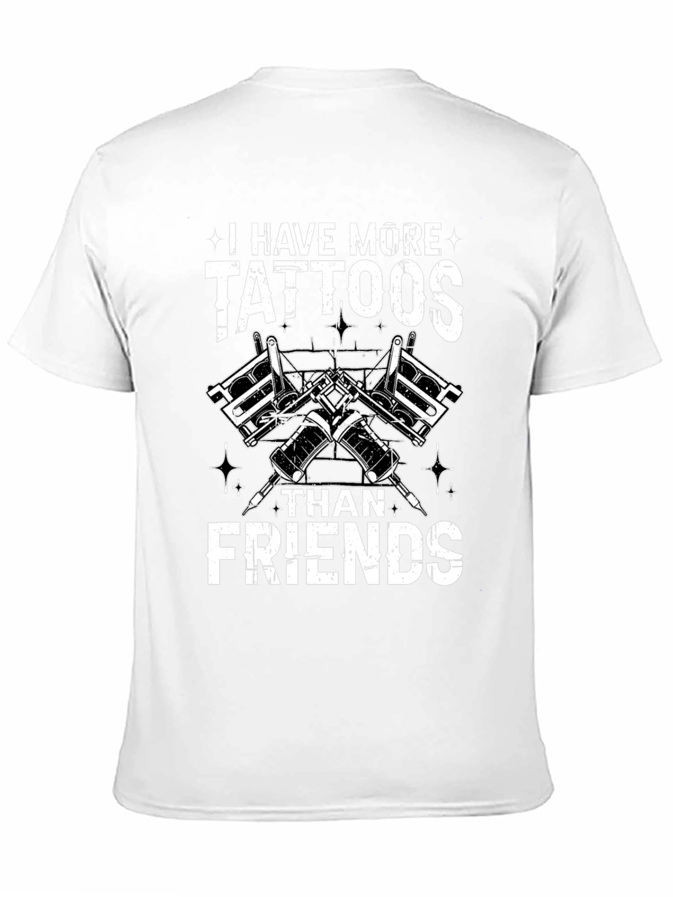 Tattoo Lover Tee - More Tattoos Than Friends