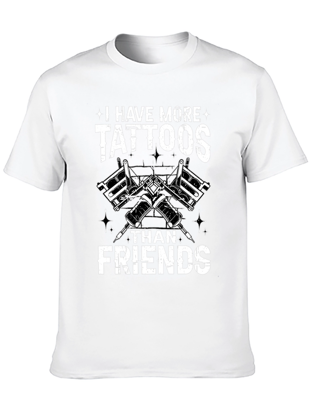 Tattoo Lover Tee - More Tattoos Than Friends