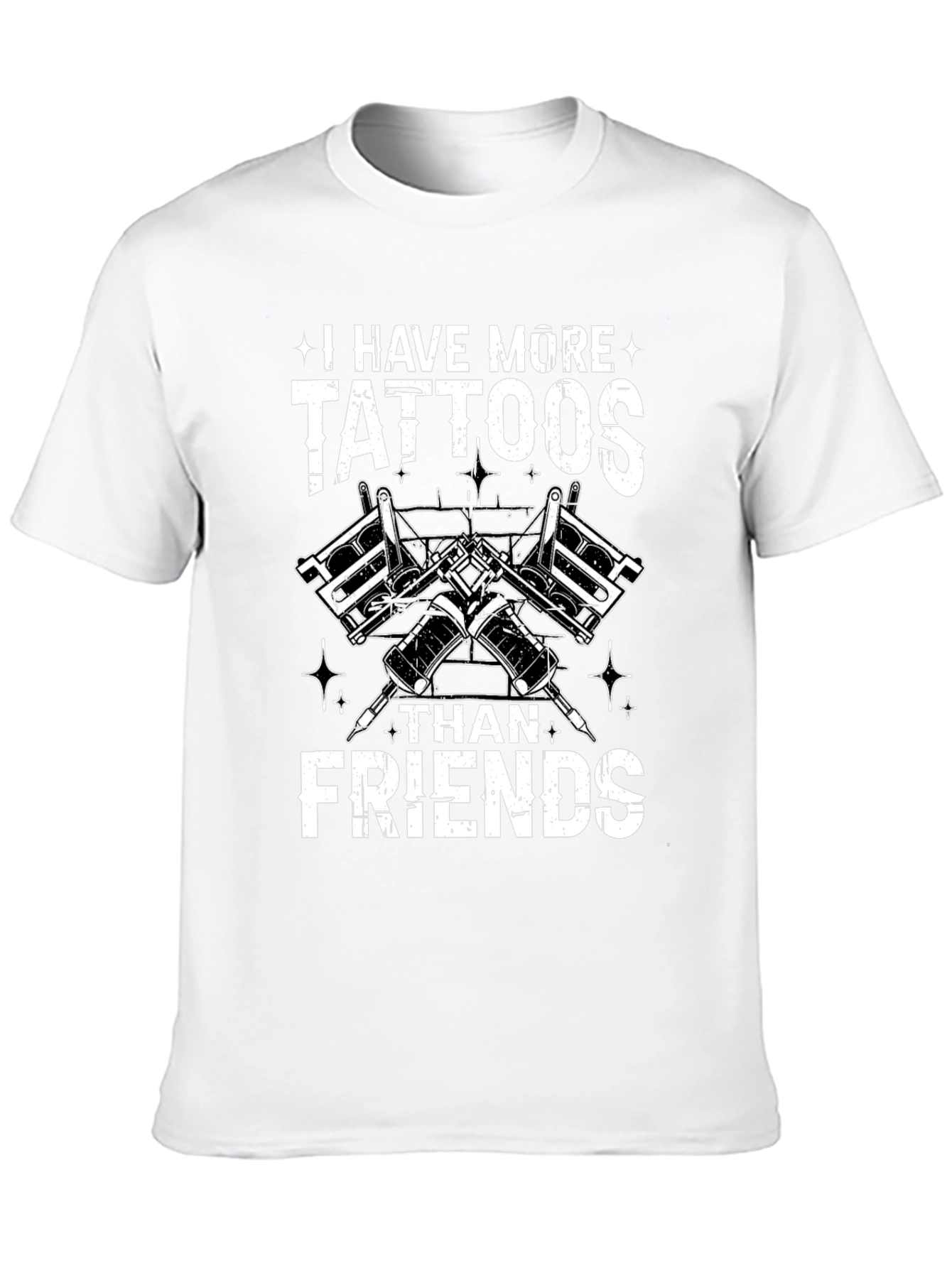 Tattoo Lover Tee - More Tattoos Than Friends