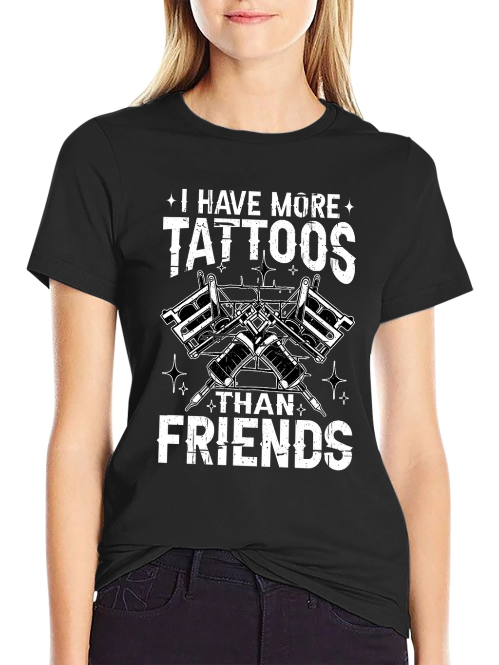 Tattoo Lover Tee - More Tattoos Than Friends