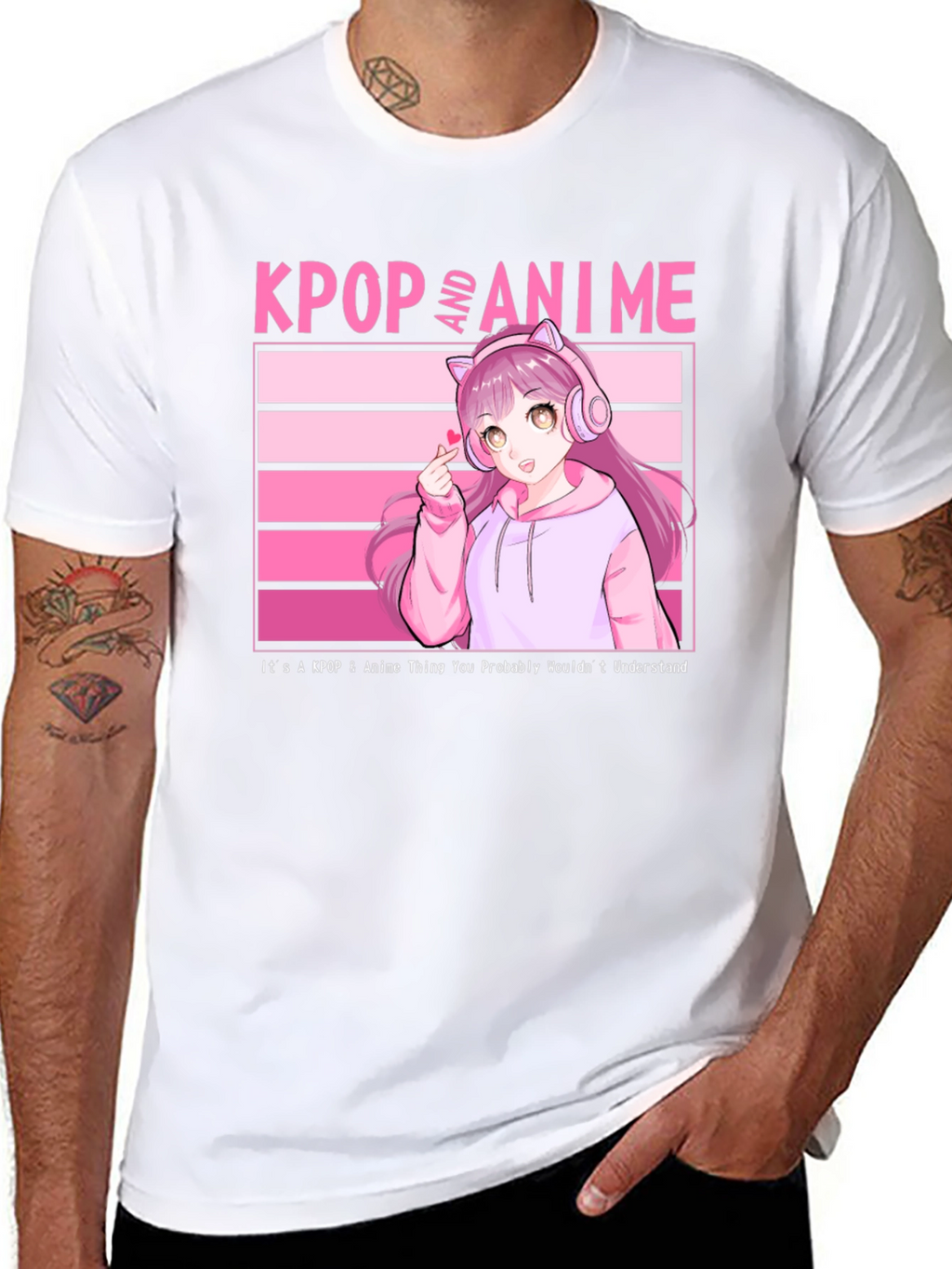 KPOP and Anime Graphic T-Shirt