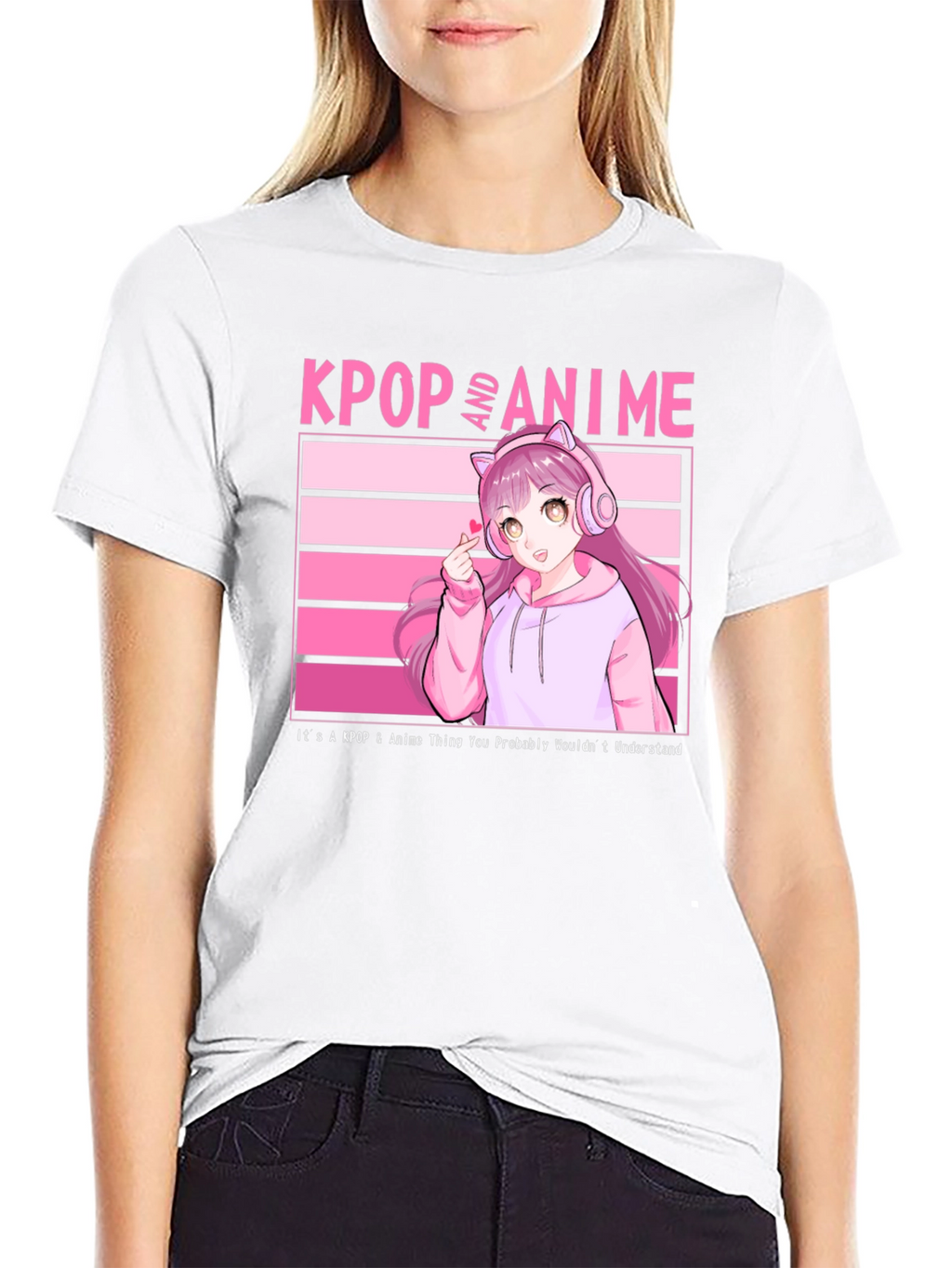 KPOP and Anime Graphic T-Shirt