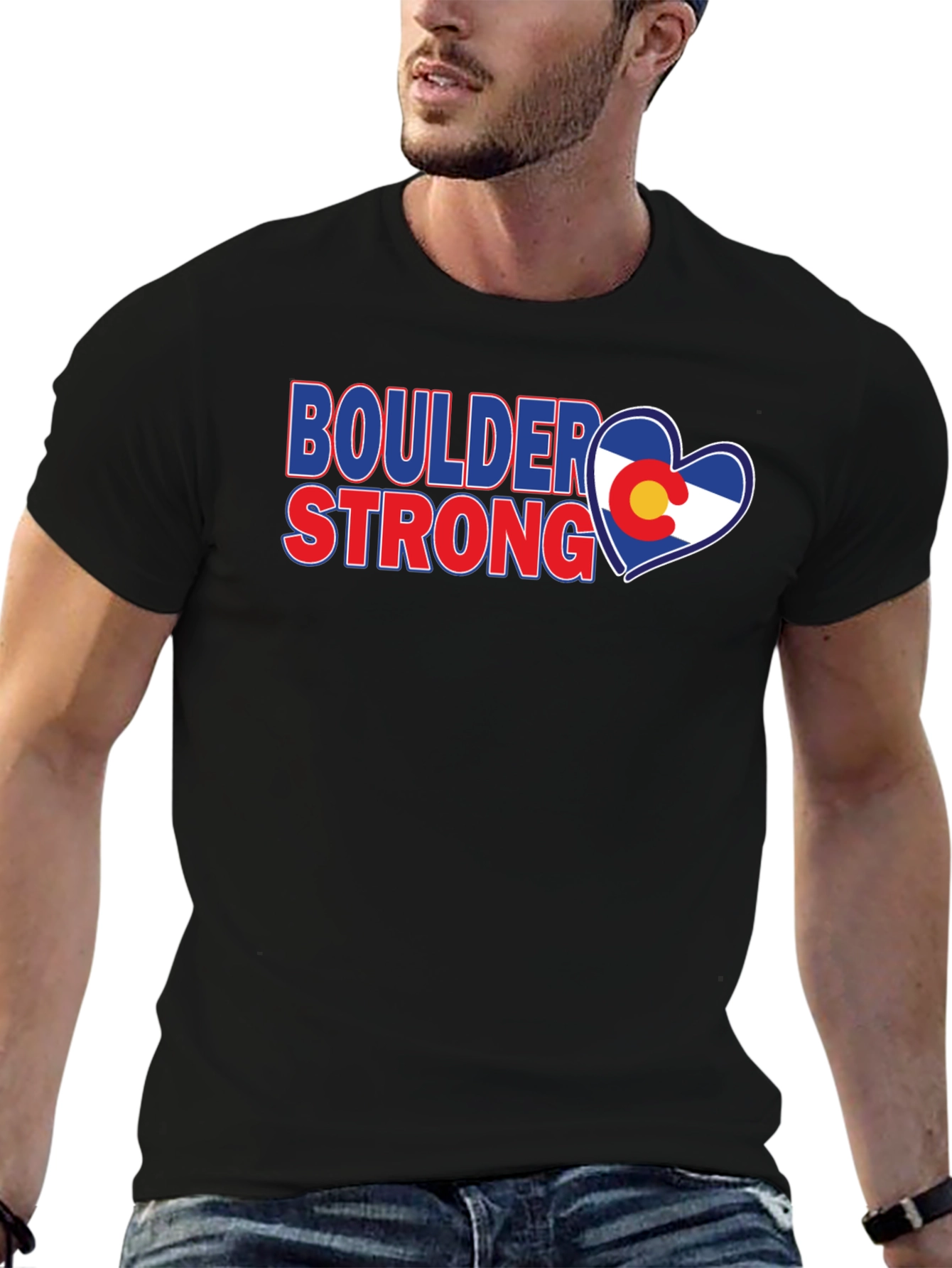 Boulder Strong Colorado Heart T-Shirt