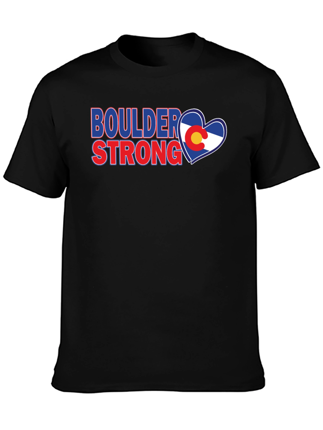 Boulder Strong Colorado Heart T-Shirt