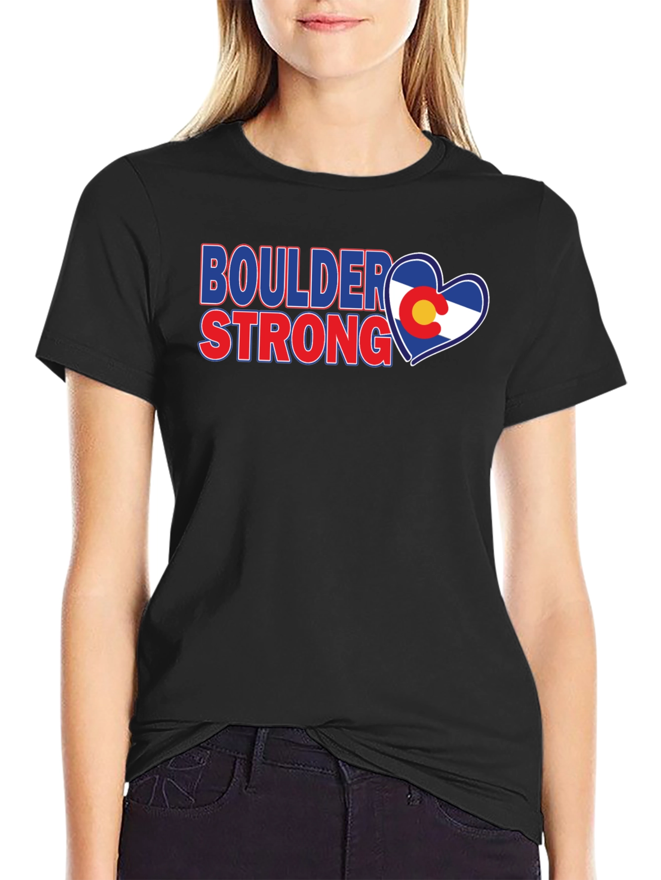 Boulder Strong Colorado Heart T-Shirt
