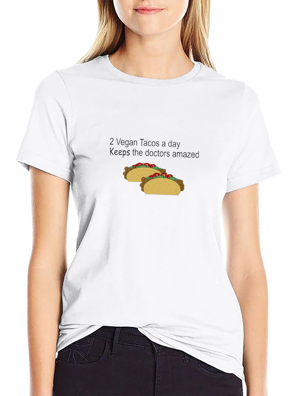 Vegan Taco Lovers T-Shirt - Keeps Doctors Amazed!