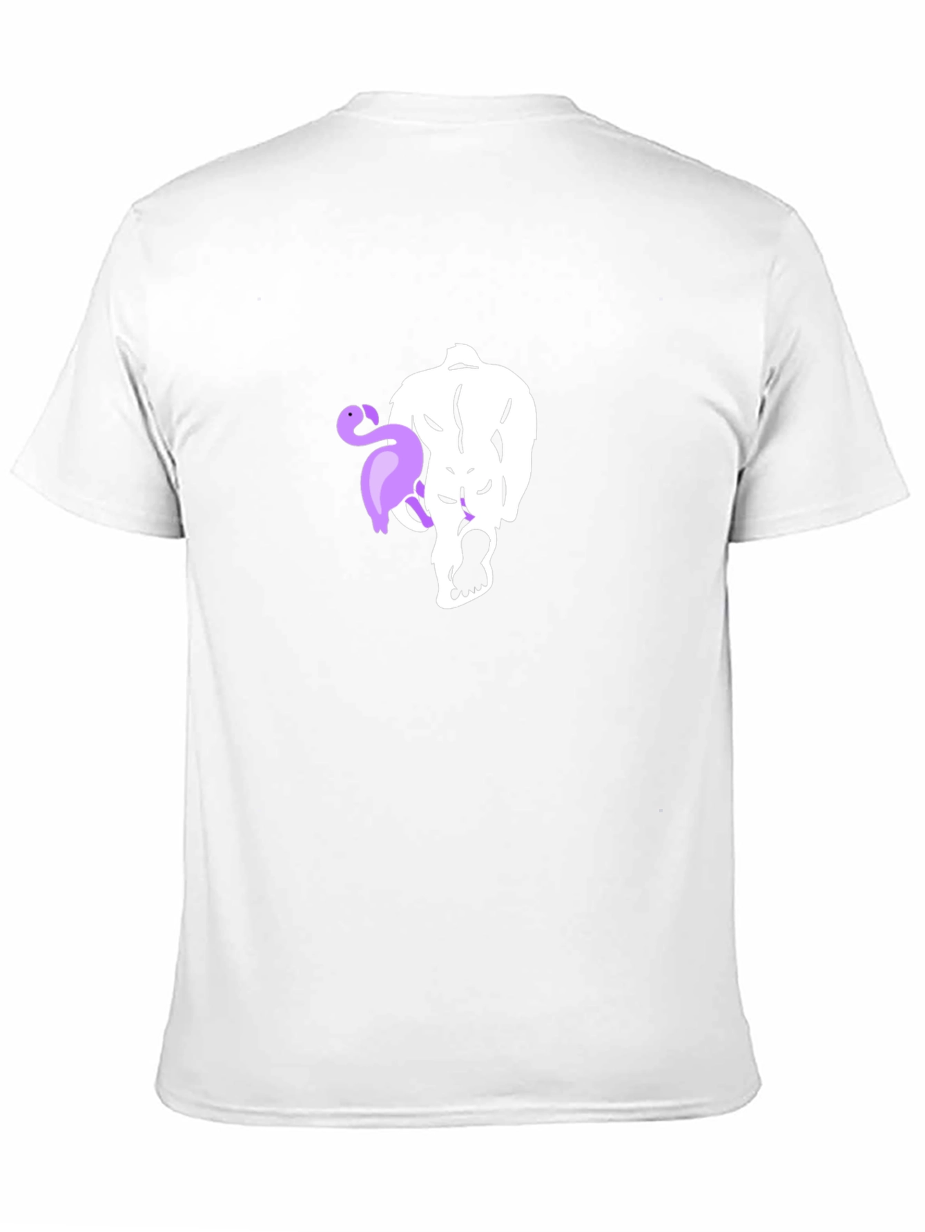 Mens Black T-Shirt with Unique Graphic Print