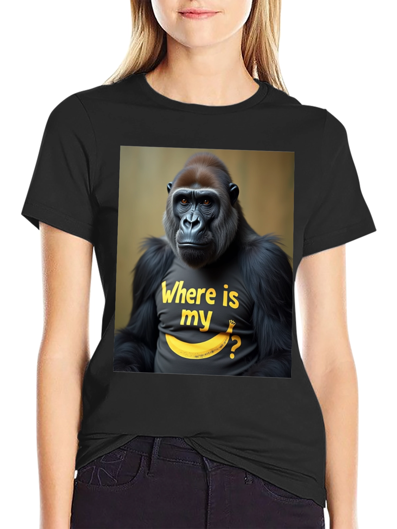 Gorilla Banana T-Shirt - Where is my Banana Tee