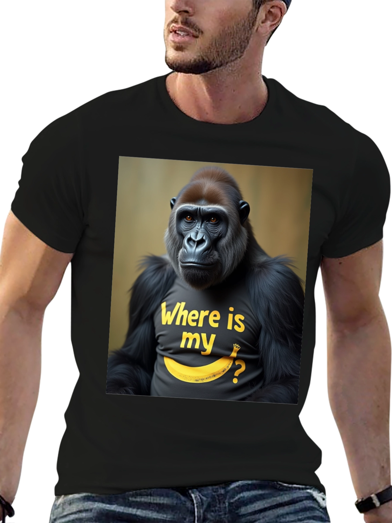 Gorilla Banana T-Shirt - Where is my Banana Tee