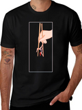 Chopstick Graphic Tee - Unique Hand Design