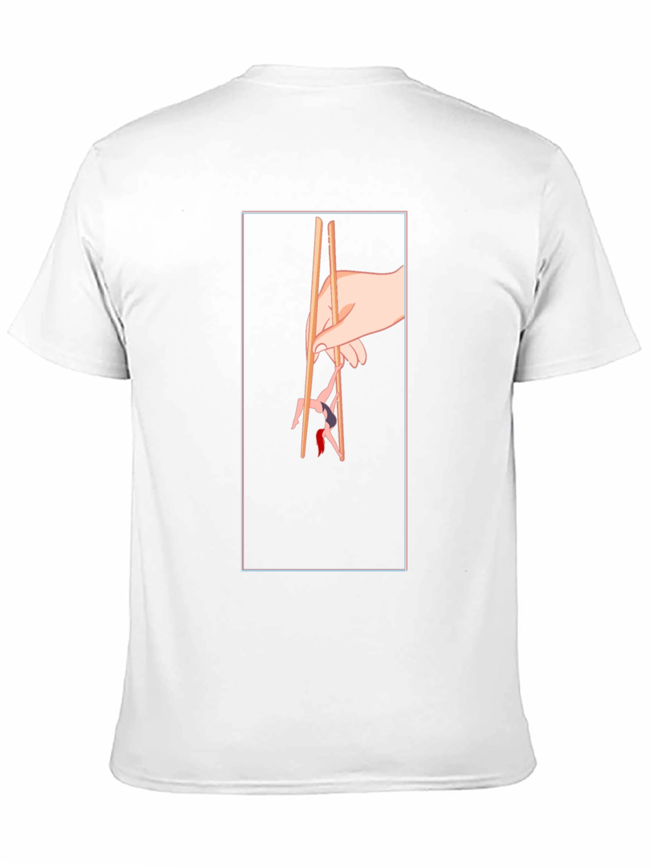Chopstick Graphic Tee - Unique Hand Design