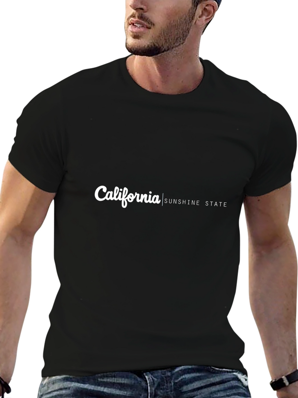 California Sunshine State Black T-Shirt