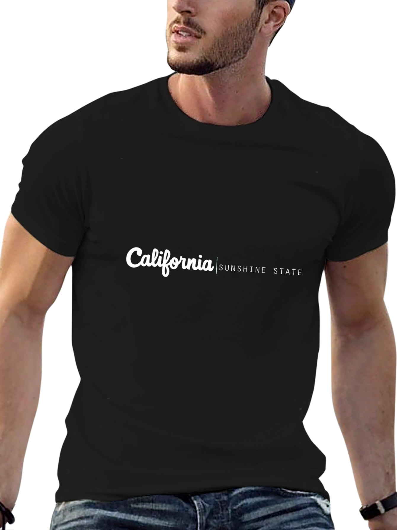 California Sunshine State Black T-Shirt