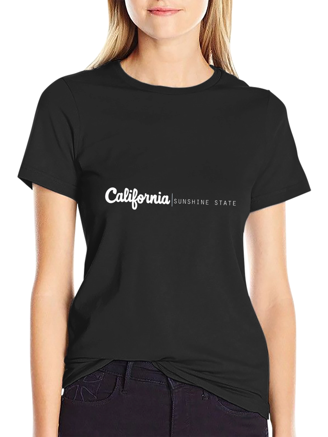 California Sunshine State Black T-Shirt