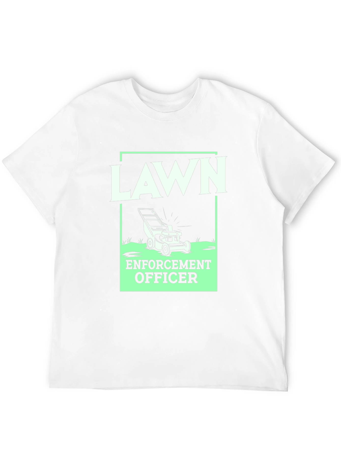 Lawn Enforcement Officer Graphic Tee