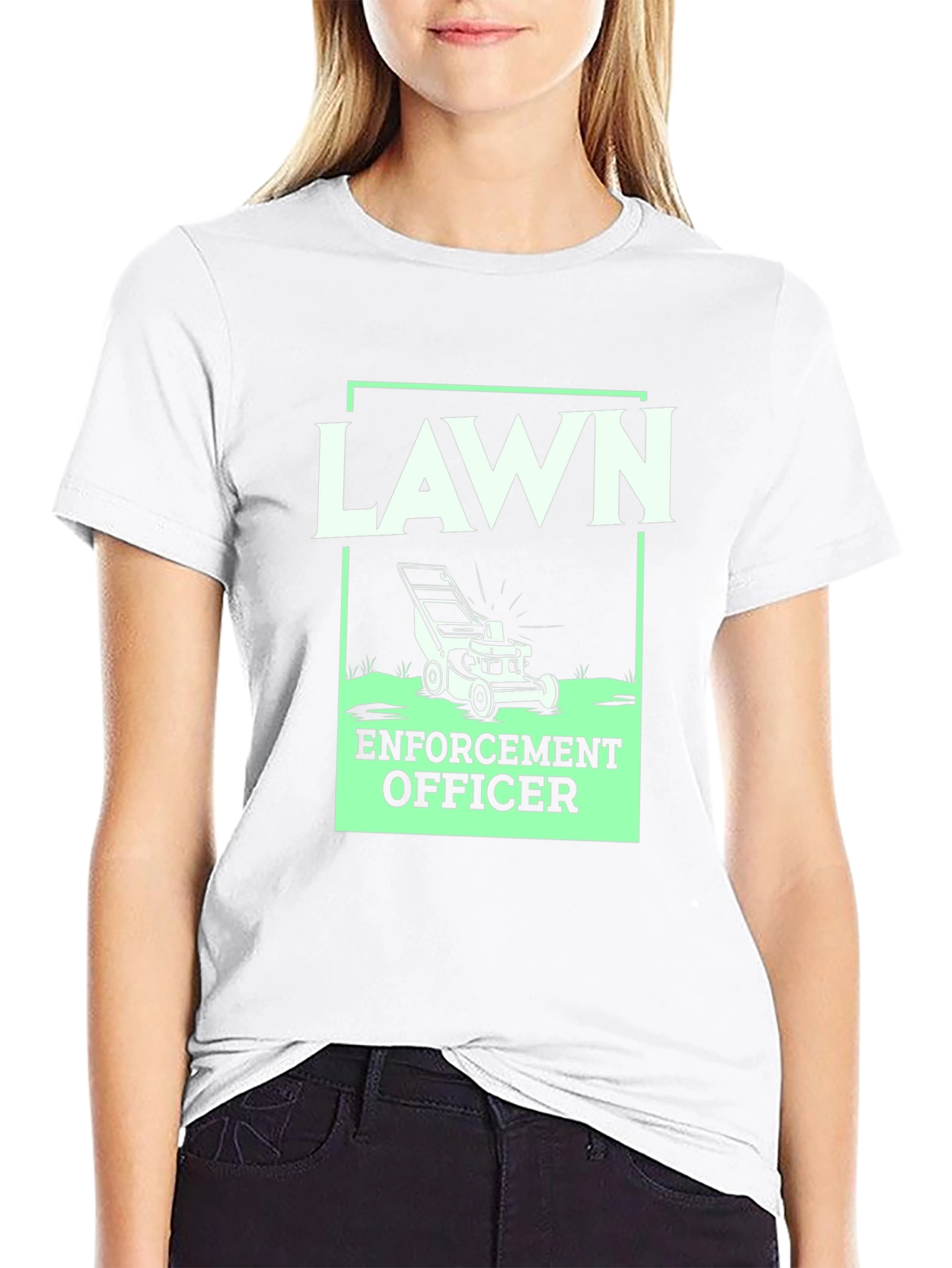 Lawn Enforcement Officer Graphic Tee