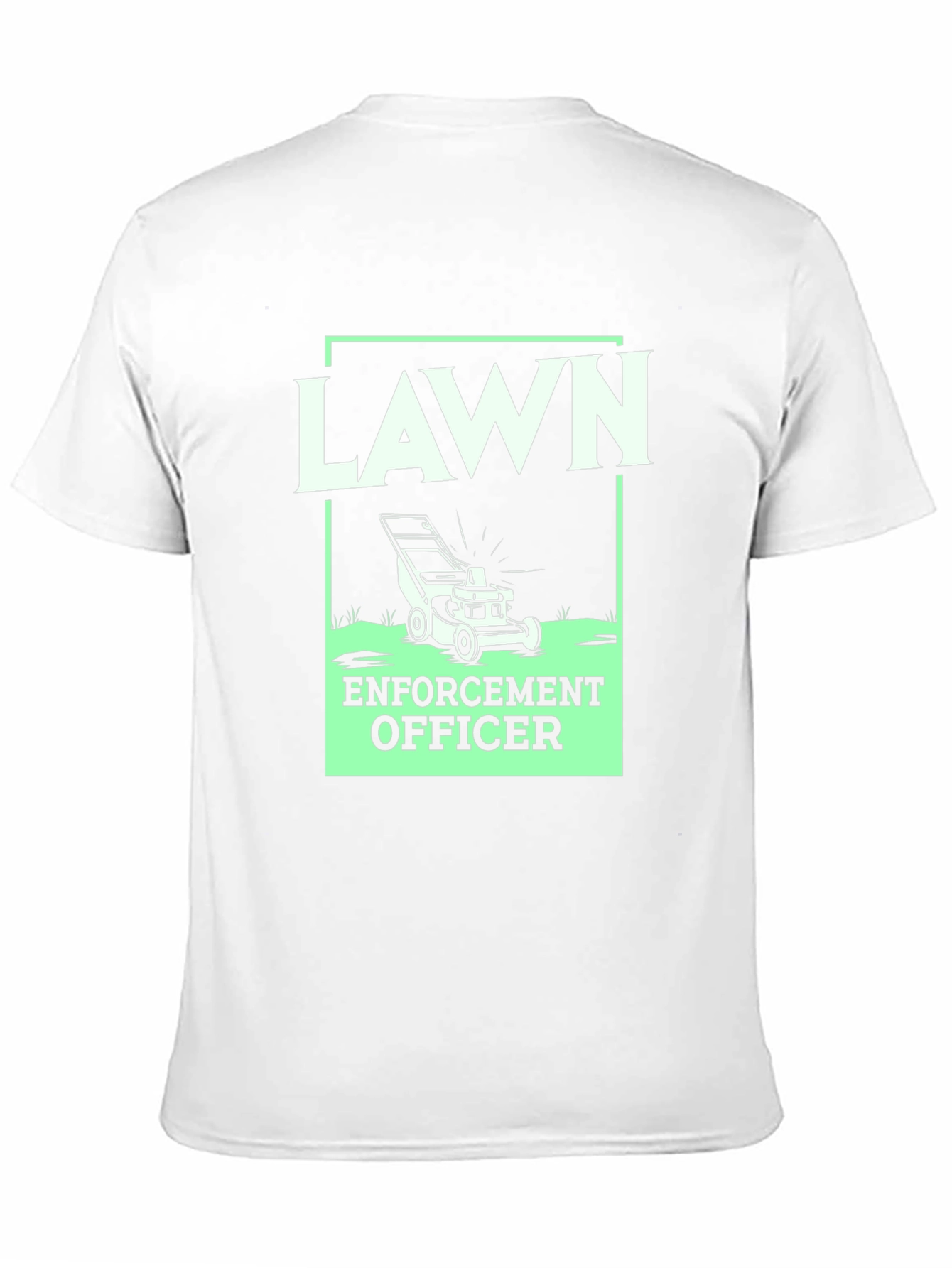 Lawn Enforcement Officer Graphic Tee