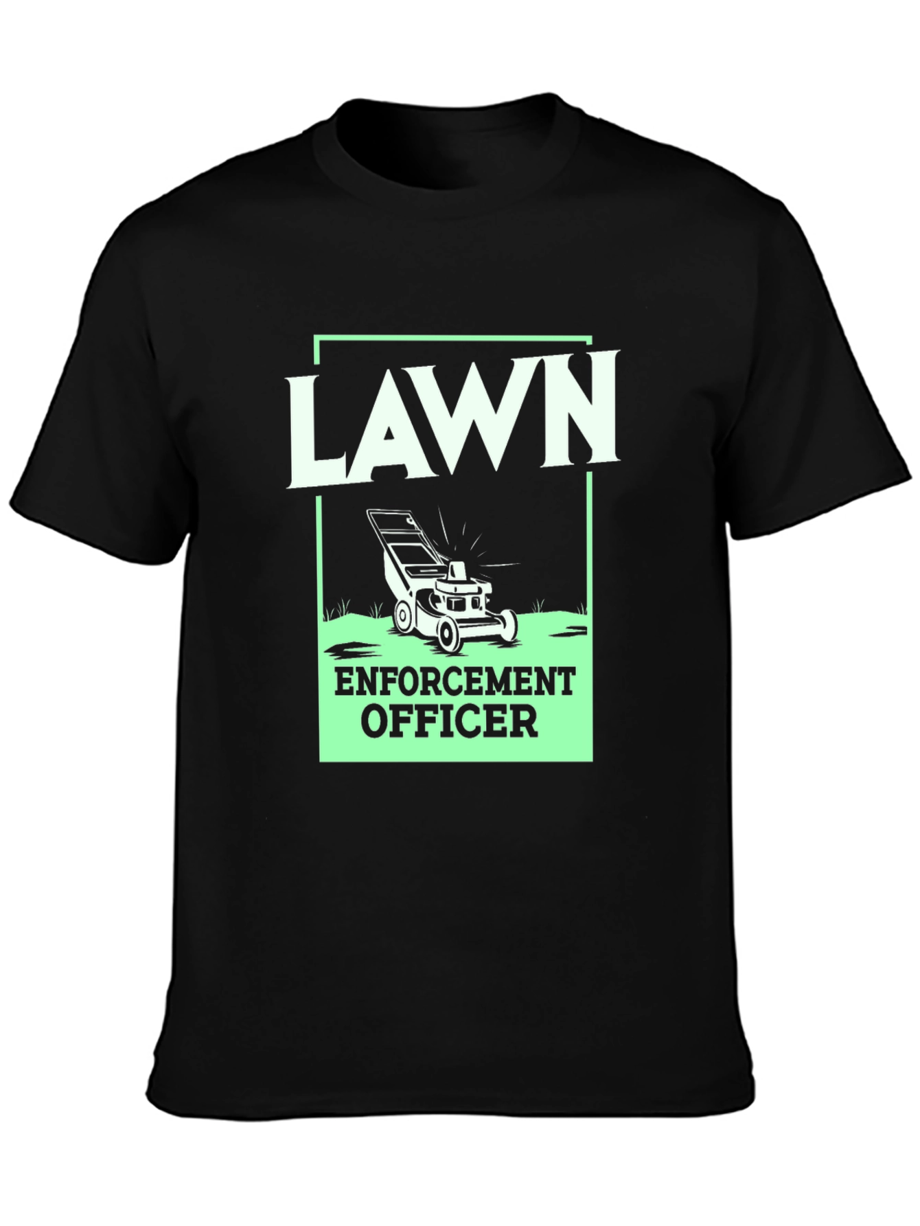 Lawn Enforcement Officer Graphic Tee