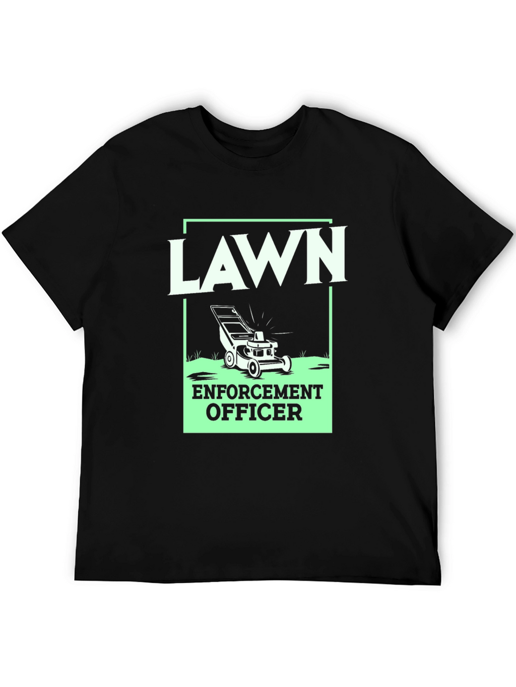 Lawn Enforcement Officer Graphic Tee