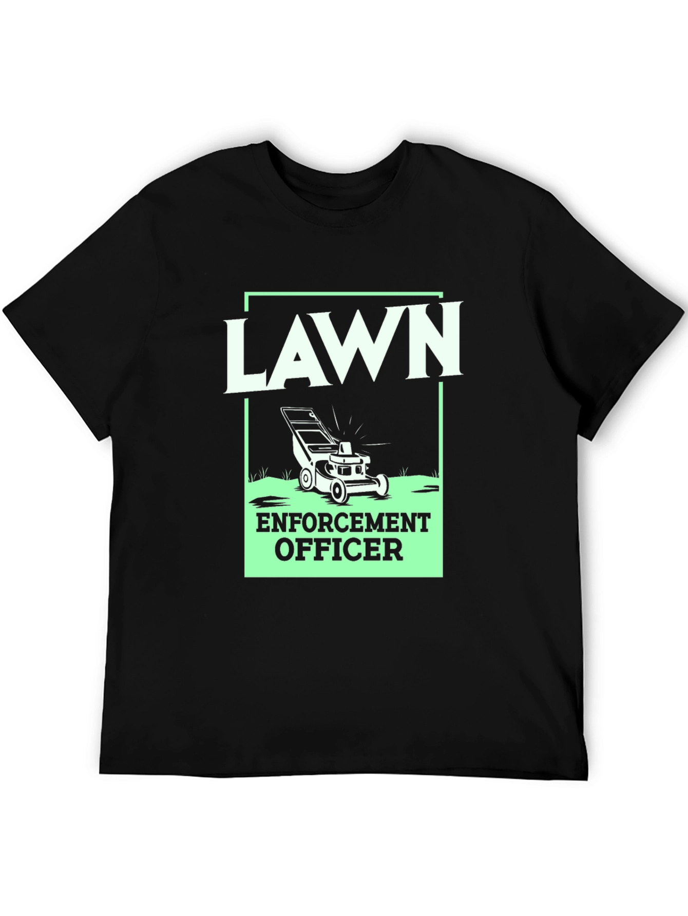 Lawn Enforcement Officer Graphic Tee