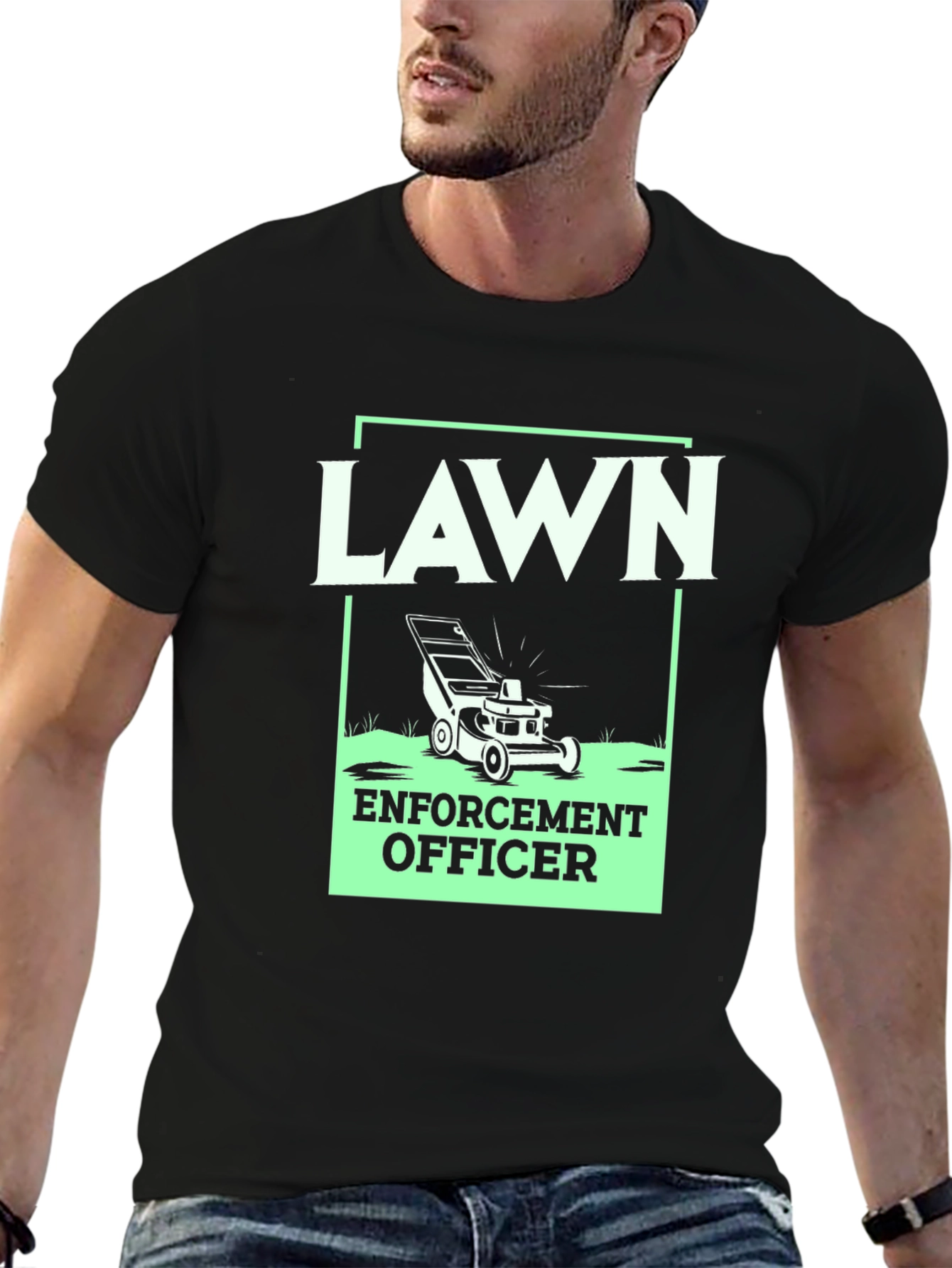 Lawn Enforcement Officer Graphic Tee