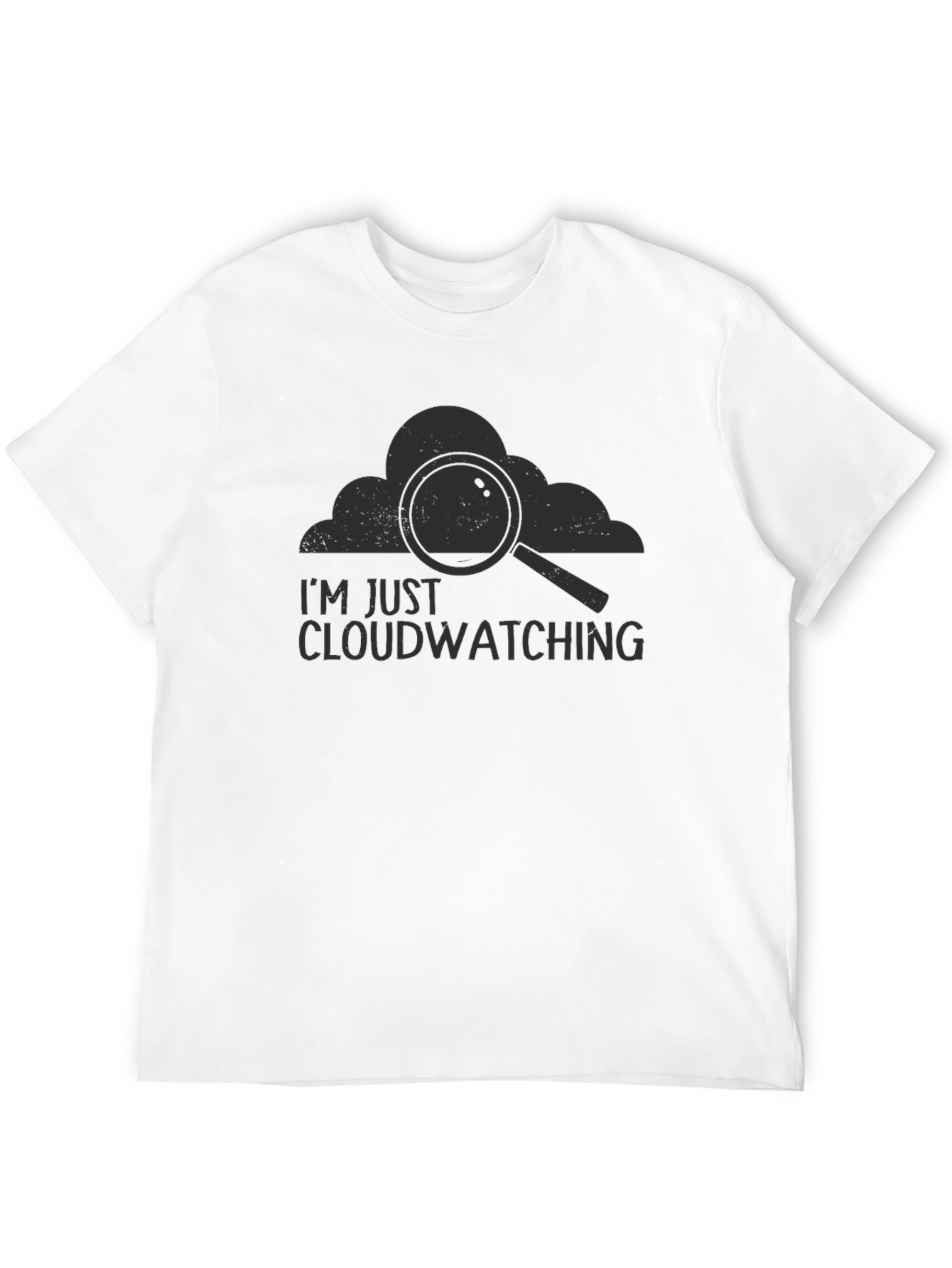 Cloudwatching Graphic Tee - Funny Cloud Lover Shirt