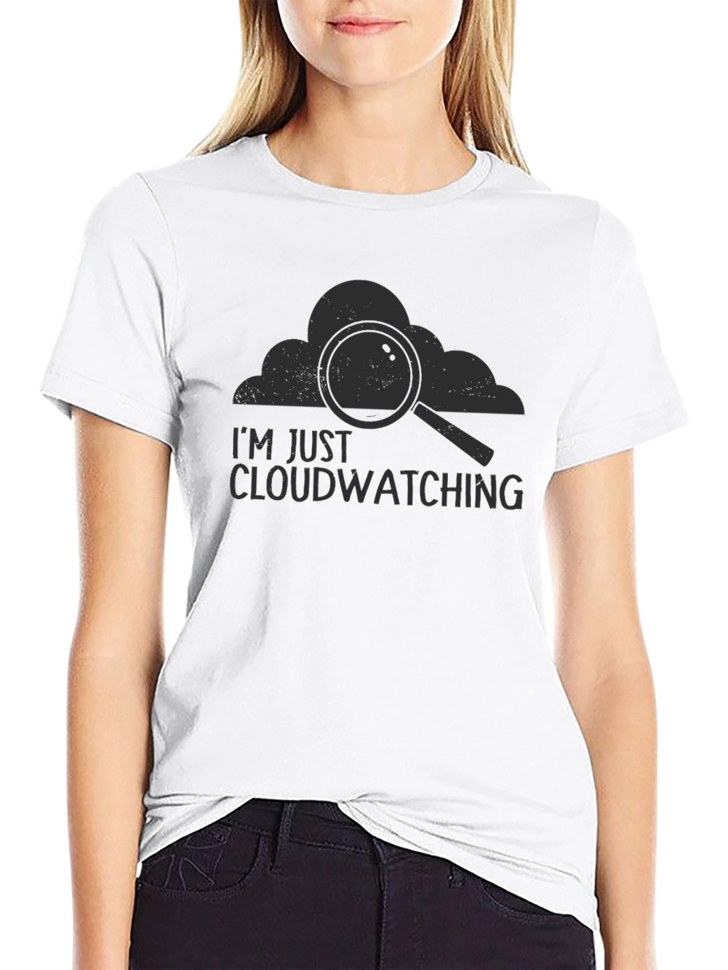 Cloudwatching Graphic Tee - Funny Cloud Lover Shirt