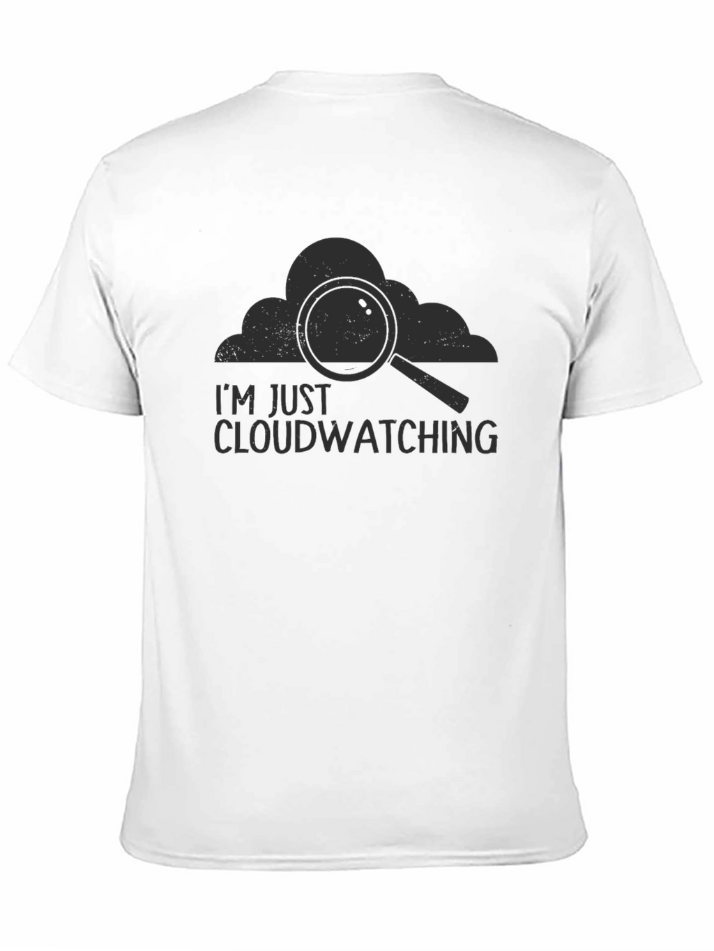 Cloudwatching Graphic Tee - Funny Cloud Lover Shirt