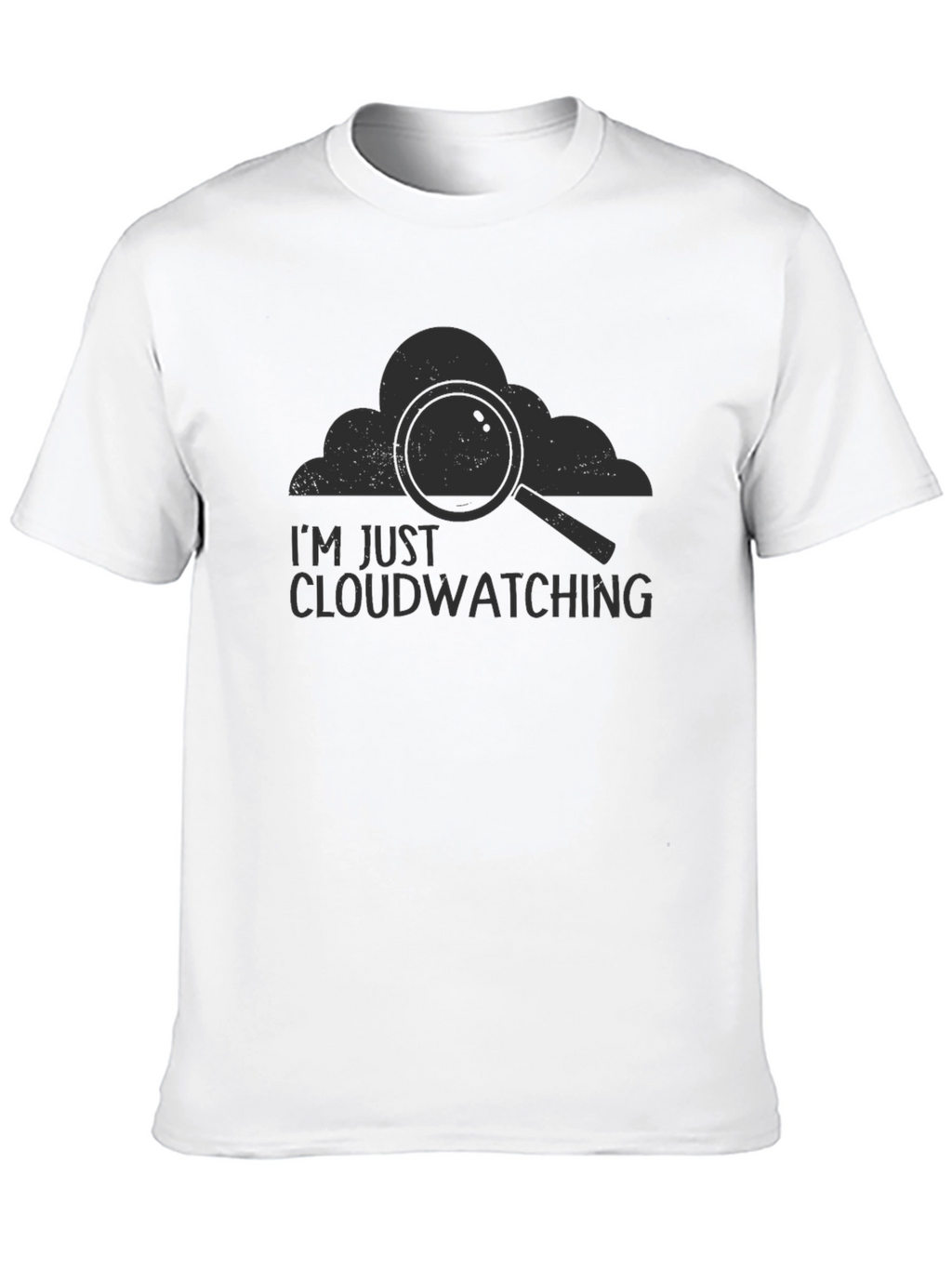 Cloudwatching Graphic Tee - Funny Cloud Lover Shirt