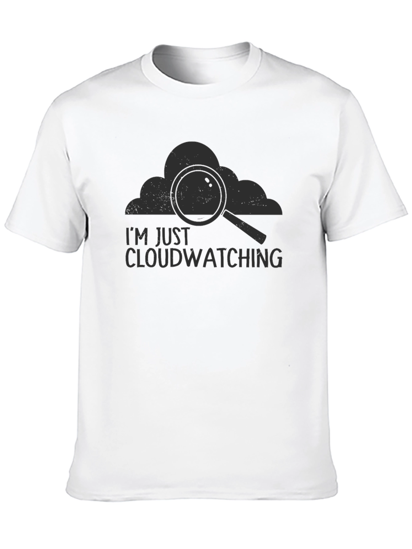 Cloudwatching Graphic Tee - Funny Cloud Lover Shirt