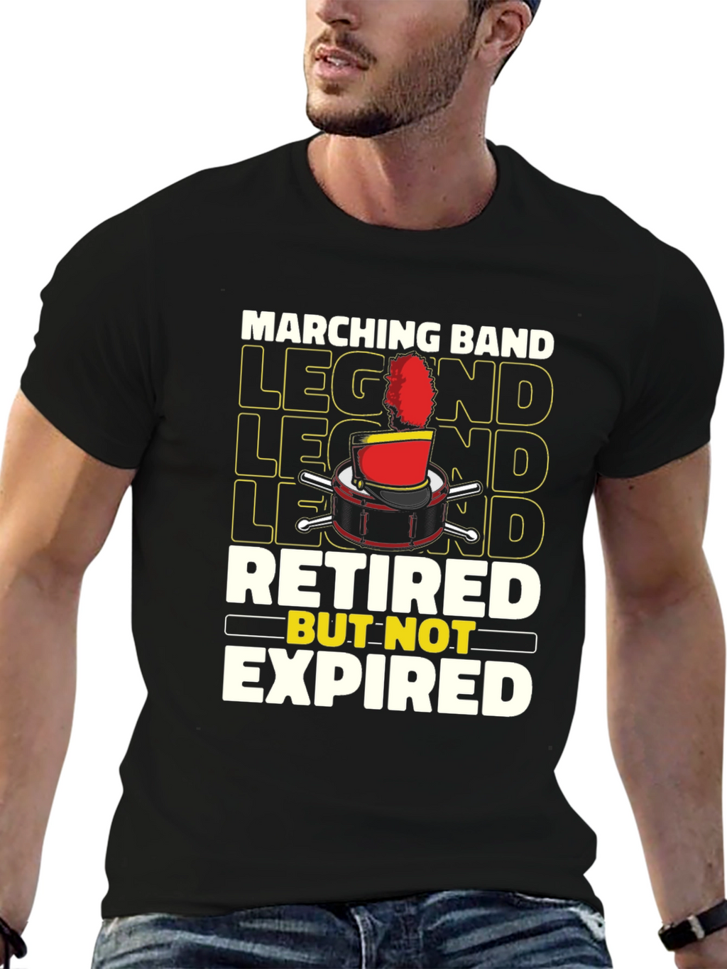 Marching Band Legend Retired But Not Expired T-Shirt