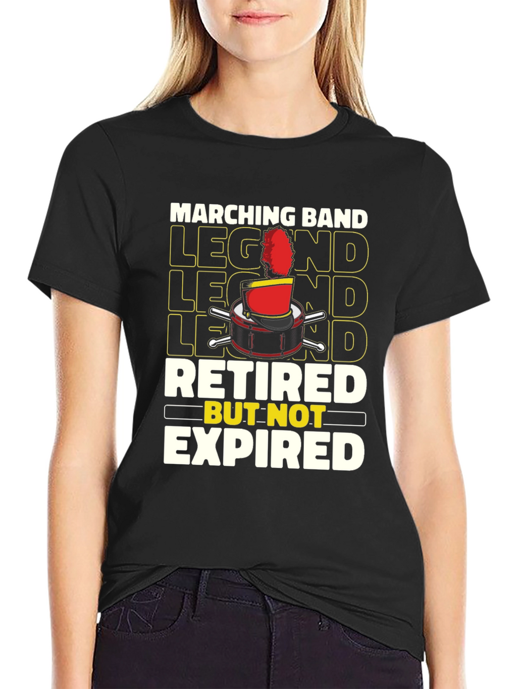 Marching Band Legend Retired But Not Expired T-Shirt